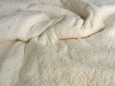 Preview: Bio-Baumwollvlies dick, 330 g/m² Rest ca 0,3 m