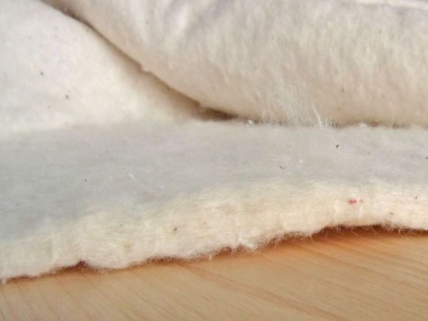 Bio-Baumwollvlies dick, 330 g/m² Rest ca 0,3 m