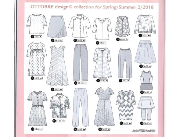 Ottobre design woman 2/2018 Frühjahr/Sommer